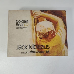 Manicotto scatola palline da golf Jack Nicklaus Golden Bear NOS - Foto 1 di 5