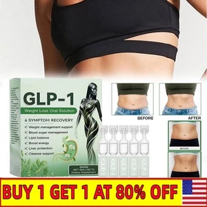 GLP-1 Gewichtsverlust Lösung zum Einnehmen - 6 Symptome Erholung Abnehmen Tropfen✔ - Bild 1 von 12