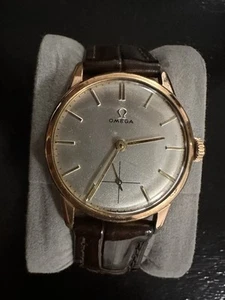 VTG 1962 Omega Swiss 17j manual wind gold plated men’s watch cal 269 SERVICED - Picture 1 of 5