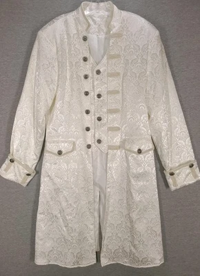 Abrigo Victoriano Steampunk Para Hombre Mediano Brocado Renacimiento Disfraz Chaqueta Foto 1 de 4