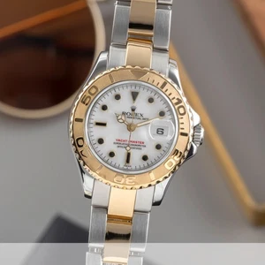 Rolex Yacht-Master 29 Stahl Gold Automatik Damenuhr Oyster Perpetual Ref. 169623 - Bild 1 von 12