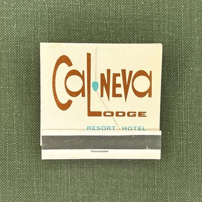 Cal Neva Lodge Hotel Casino Lake Tahoe Nevada Rare Vintage Matchbook Unstruck - Image 1 of 4