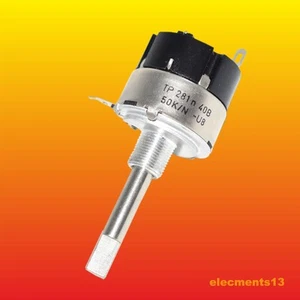 TP281n 40B 50K/N-U8 TESLA LINEAR TAPE STEREO POTENTIOMETER 1A 250V - Picture 1 of 4