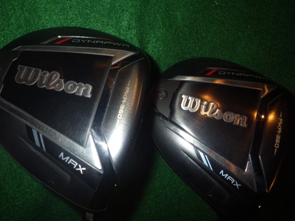 Wilson Dynapower Max par 3W + 5W R Flex UST 60g diestro usado con cubiertas de cabeza BONITO Foto 1 de 4