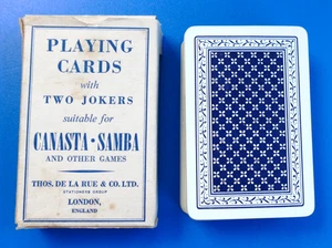 Tarjetas de juego Thomas De La Rue vintage - Canasta - Samba - en muy buen estado - Imagen 1 de 8