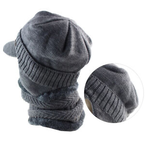  Warm and Neck Warmer Keep Head Hat Men Suit Hats for Man Autumn Winter