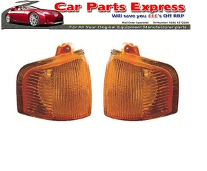 FORD ESCORT MK4 RS TURBO XR3i 1986 - 1990 NEW AMBER FRONT INDICATOR LAMP SET - Picture 1 of 1