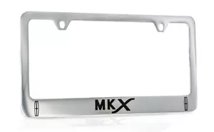 Lincoln MKX 2013-16 Chrome Plated Brass Metal License Plate Frame Holder - Picture 1 of 3