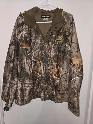 Realtree AP Insulated Hooded Camo Camouflage Hunting Jacket  Mens M - Image 1 of 3