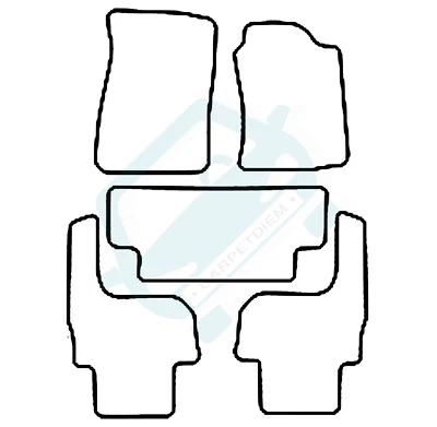 Fits Toyota Land Cruiser Colorado 1998 - 2002 Tailored Car Mats - Image 1 of 2