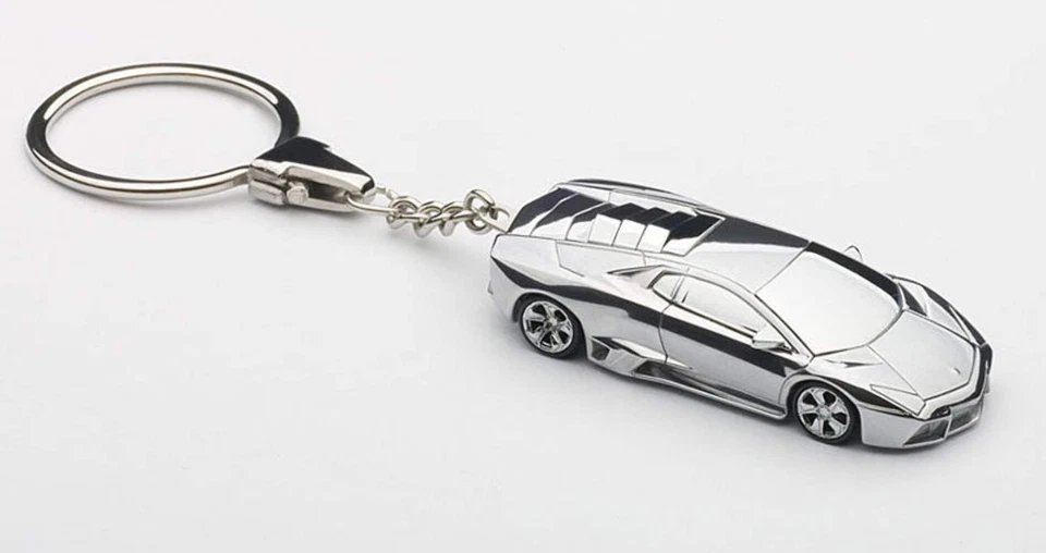 Lamborghini Reventon Keychain Chrome - Image 1 of 1