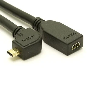 Left Angle Micro HDMI Extension - Picture 1 of 1