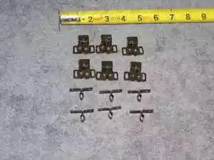 6ea RV Bronze Twin Roller Strike Door Catch Cabinet Cupboard Drawer Lock Latch - Bild 1 von 6