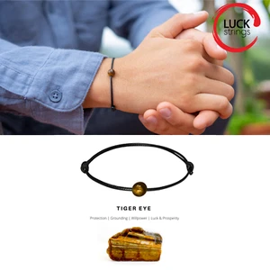 Premium Tiger's Eye Bracelet - Adjustable, Healing & Protection, Unisex Gift - Picture 1 of 8