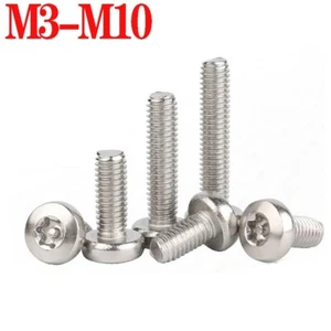Torx Security Screws Button Bolts A2 Stainless Antirust Anti-theft M3 M4 M5-M10 - Picture 1 of 8