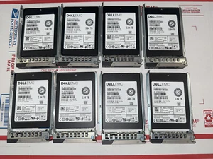 Dell EMC 3.84TB SATA 6Gbps 2.5'' SSD 5TVXD R740 R640 R540 R440 R340 99% Health - Picture 1 of 4