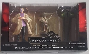 NEW SEALED 2005 JIM HENSON MIRRORMASK VALENTINE HAIRY GUY LIBRARIAN 3 FIGURE SET - Picture 1 of 4
