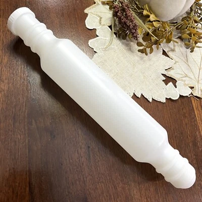 Vintage Tupperware Fill N Chill Rolling 1003 Pin 15.5” Dough Roller Plastic Cap - Image 1 of 4