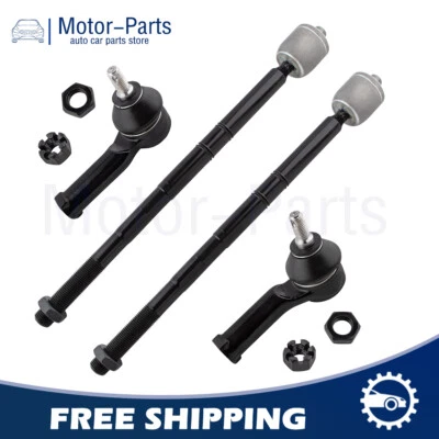 Extremos de barra de amarre exterior interior delantero 4 piezas aptos para Ford Contour 1997 1998 1999 2000 Foto 1 de 4