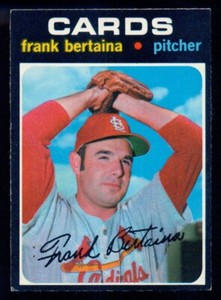 1971 TOPPS OPC O PEE CHEE BASEBALL 422 Frank Bertaina NM ST LOUIS CARDINALS Card