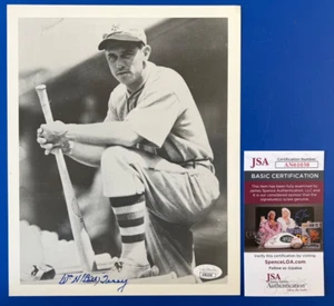 Bill Terry Signed 8x10 Baseball Photo NY Giants HOF JSA AN61038 - Picture 1 of 2