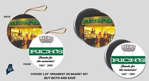 RICH'S DEPARTMENT STORE Ornament / Magnets - Collectible Defunct Retail Vintage - Picture 1 of 1