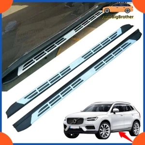 Fits for Volvo XC60 2018-2023 Fixed Running Board Side Steps Pedals Nerf Bar - Picture 1 of 13