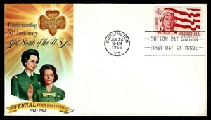 USA, SCOTT # 1199, FLEETWOOD FDC COVER OF 1962 GIRL SCOUTS OF AMERICA - Picture 1 of 1