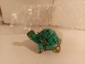 TURTLE (2) POCKET LUCK CHARMS/MEDITATION STONES - Picture 1 of 6