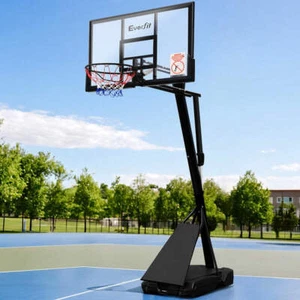 Everfit 3.05M Basketball Hoop Stand System Adjustable Height Portable Black Pro - Picture 1 of 8