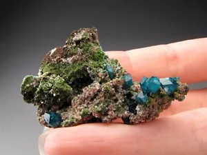 Dioptase, Tsumeb Mine, Otjikoto Region, Namibia - Picture 1 of 4