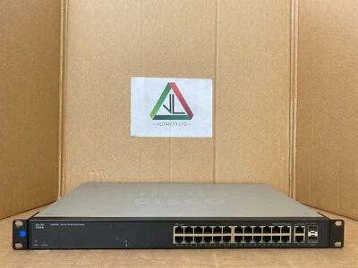 Cisco SLM224G Cisco 24-Port 10/100 Smart Switch Cisco Small Business (Inc VAT) - Image 1 of 4