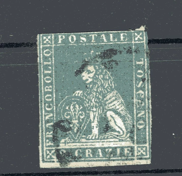 ITALIA, TOSCANA, SASSONE # 5F, USADO Foto 1 de 1