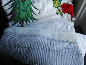 Pottery Barn Kids Christmas Dr. Seuss's The Grinch Quilt twin euro sham New - Picture 1 of 4