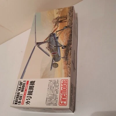 KAYABA "KA-GO" MODEL 1 AUTOGIRO,FINE MOLDS KIT 1/72 FP16  ELICOTTERO - Immagine 1 di 3