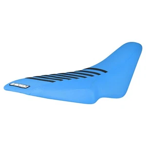 2006-2012 Suzuki LTR 450/ LTR450 seat cover  all LIGHT BLUE w/ BLACK ribs #194 - Picture 1 of 5