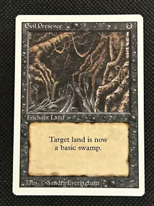 MTG/Magic: The Gathering - 3a edizione riveduta - Evil Presence - Foto 1 di 2