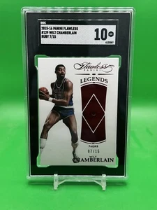 2015-16 Wilt Chamberlain Panini Flawless Legends #129 Ruby /15 - Bild 1 von 2