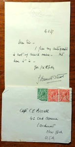 General Sir John T. Burnett-Stuart (1875-1958) Autograph - Signed Letter - Picture 1 of 4