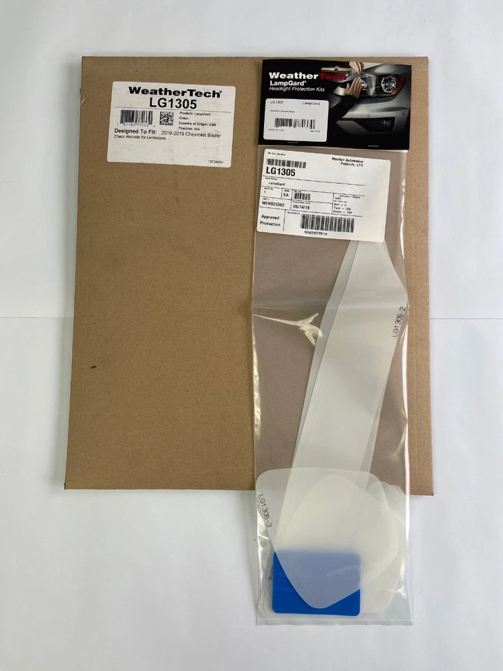 Kit de protección de faros WeatherTech LampGard para Chevrolet Blazer 2019 caja abierta Foto 1 de 1