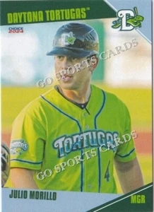 2024 Daytona Tortugas Julio Morillo Reds Minor League Card MGR VZ - Picture 1 of 1