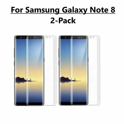 Paquete de 2 protectores de vidrio templado de cubierta completa para Samsung Galaxy S8 S9 Plus Note 8 9 Foto 1 de 4