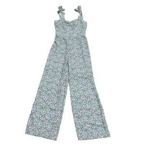 Miss Selfridge Sleeveless Jumpsuit Women’s Size 6 Floral Print Tie Shoulder NWT - Picture 1 of 10