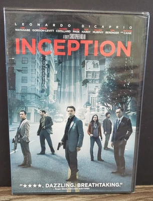 Inception (DVD, 2010, Widescreen) DICAPRIO HARDY MURPHY CAINE GORDON-LEVITT NEW - Image 1 of 4