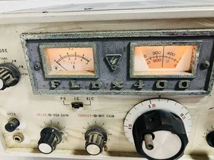 Yaesu FL-DX400 Tube Ham Transmitter – Untested Beyond Power-On – Needs Work - Zdjęcie 1 z 24