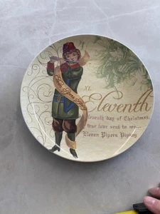 12 Days of Christmas Noble Excellence Porzellan "Eleven Pipers Piping" - Bild 1 von 3