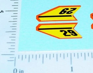 Superfast Matchbox #29 Racing Mini Sticker Set SF-29B - Foto 1 di 1