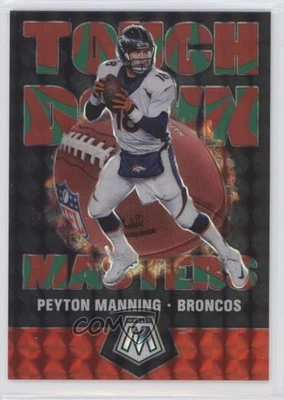 2020 Panini Mosaic Touchdown Masters Reactive Green Prizm /89 Peyton Manning HOF - Image 1 of 2