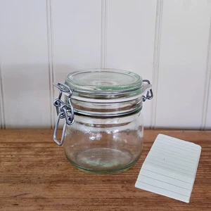 Einmachgläser 370 ml mit Bügelverschluss  Vorratsgläser mit Etiketten - Bild 1 von 6