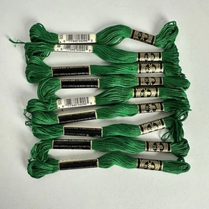 DMC 25 Embroidery Floss Mouline Made In France #909 Dark Emerald Green Lot (10) - Picture 1 of 3